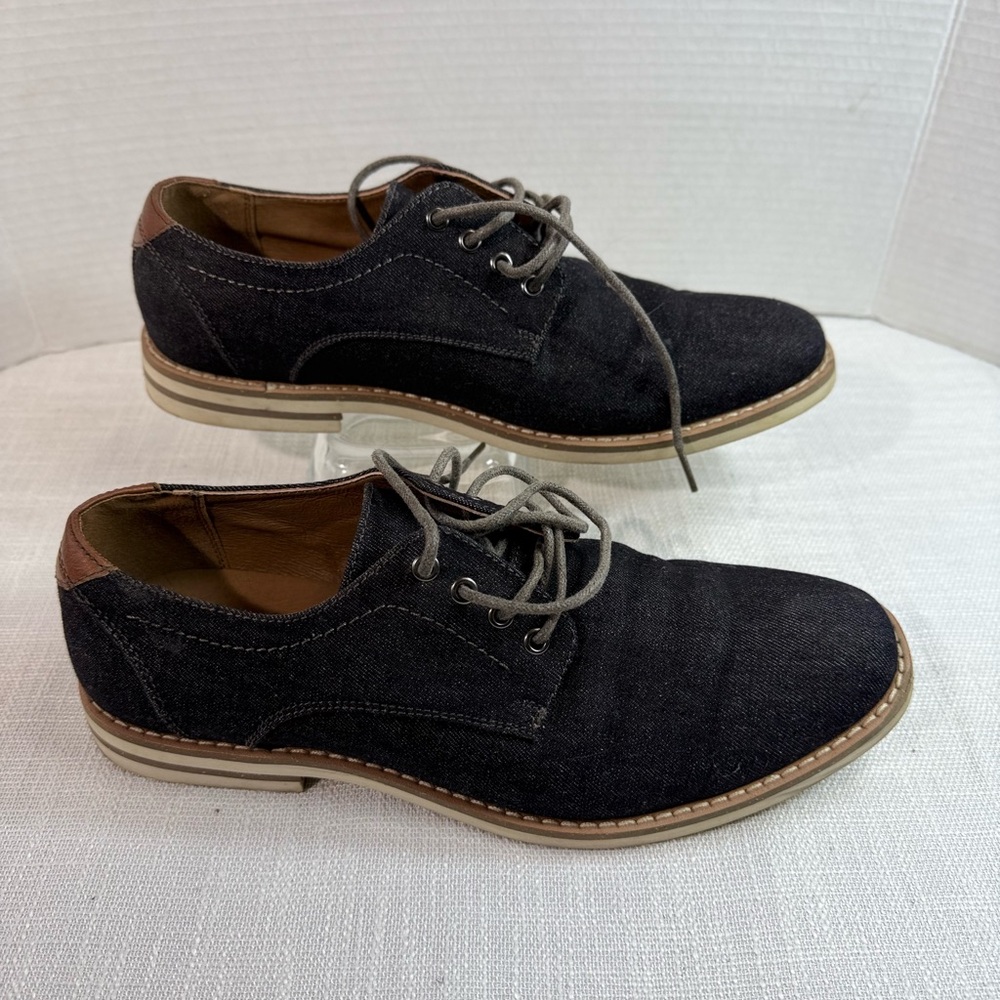 Sonoma Good For Life Warren Men's Black Denim Oxford Shoes 9 M
